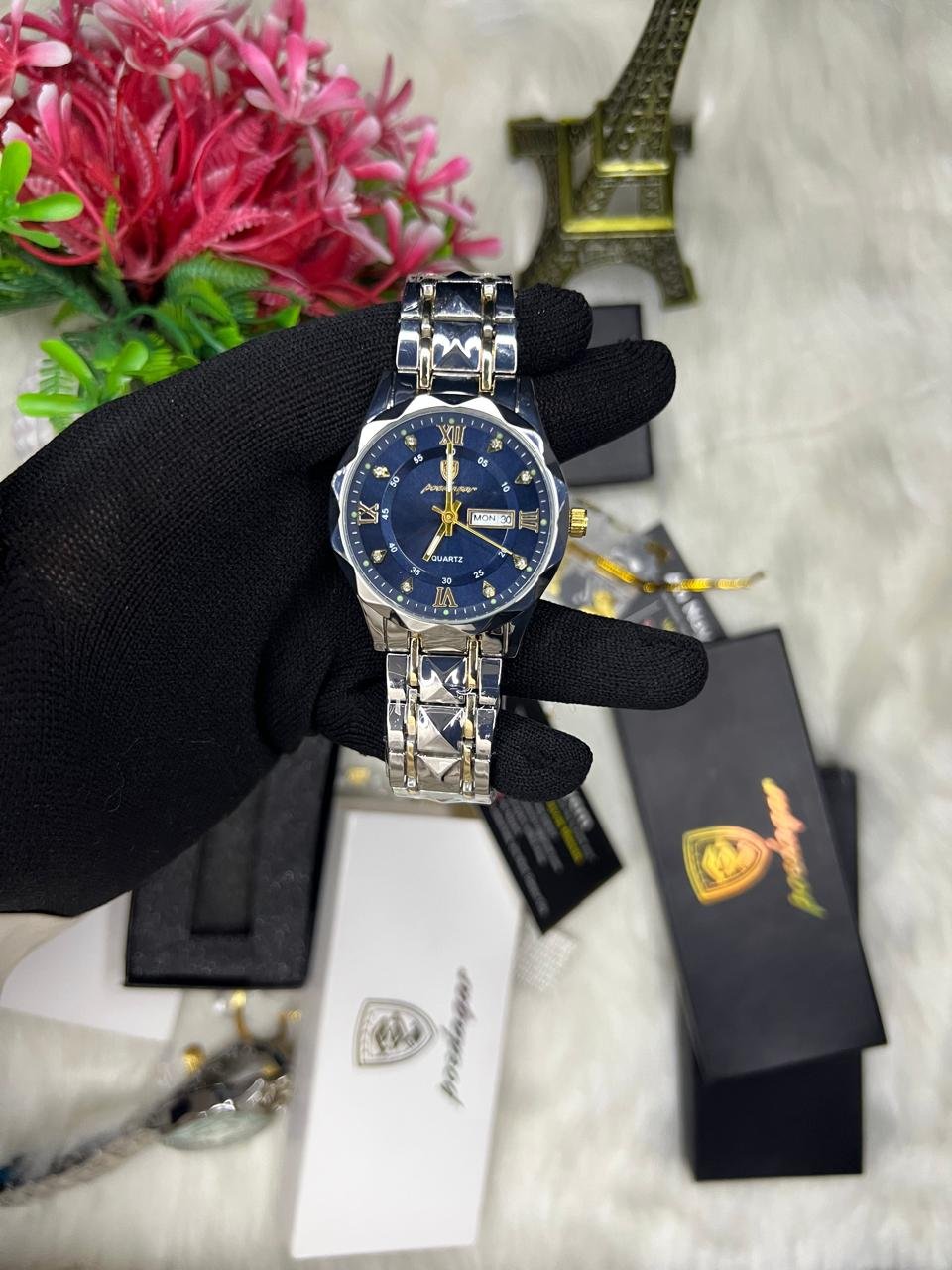 Paidagaar original Premium couple watch 615