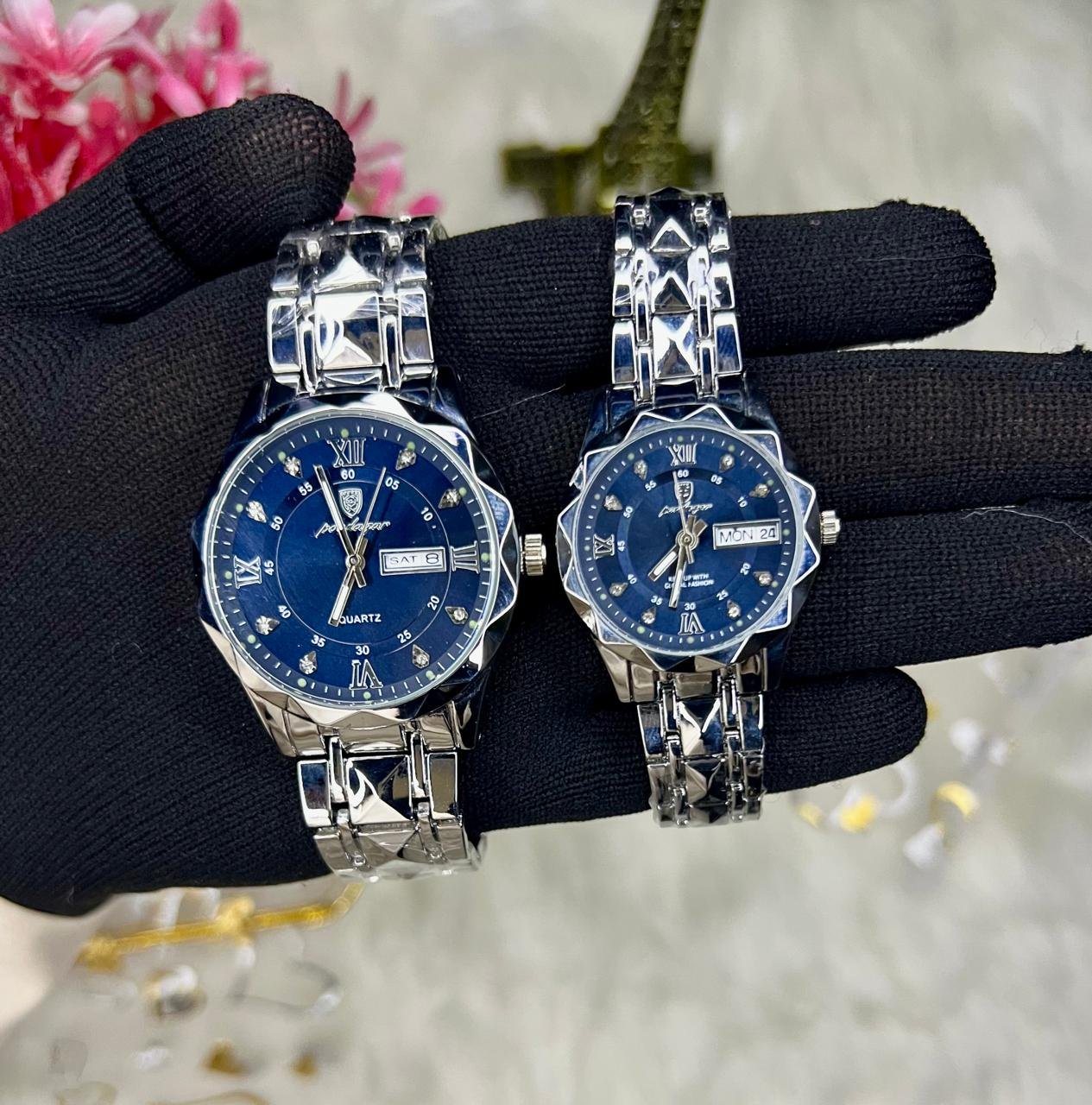 Paidagaar original Premium couple watch 614