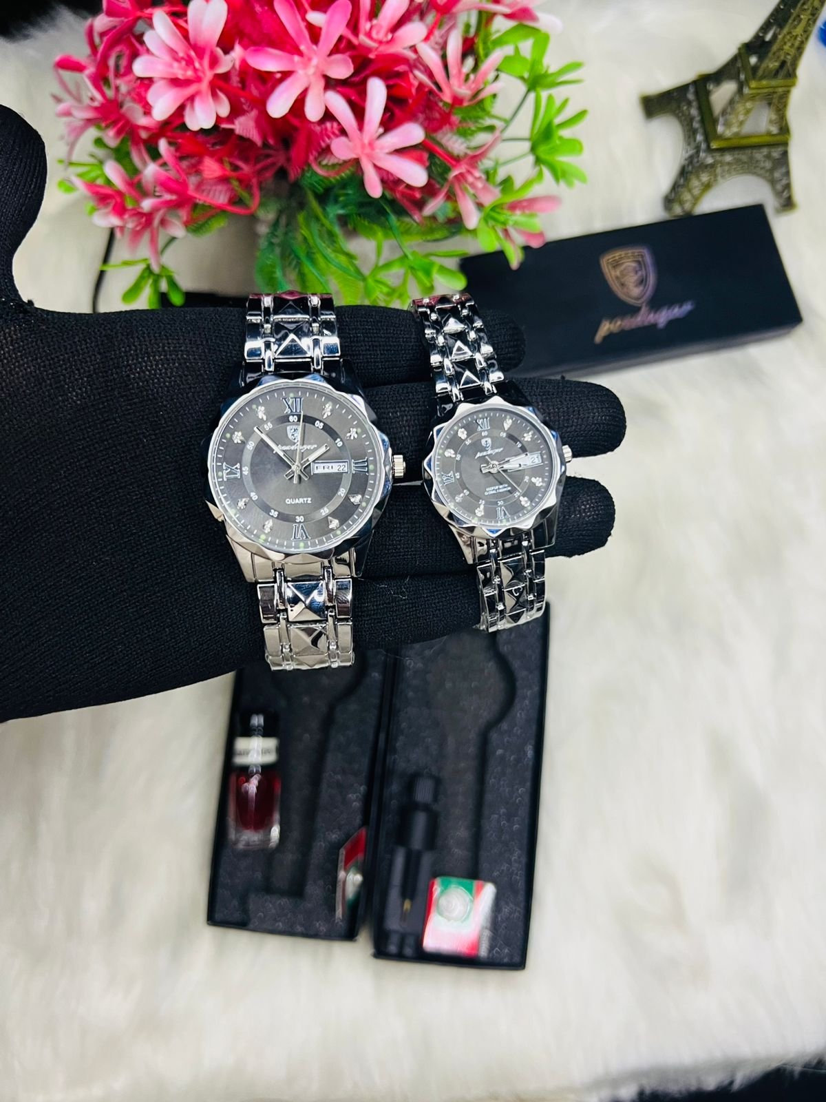 Paidagaar original Premium couple watch 613